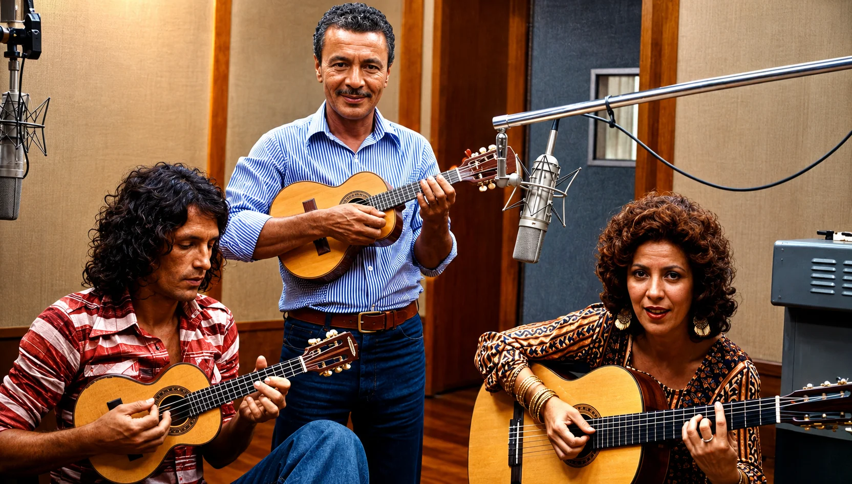 Com Monarco e Beth Carvalho