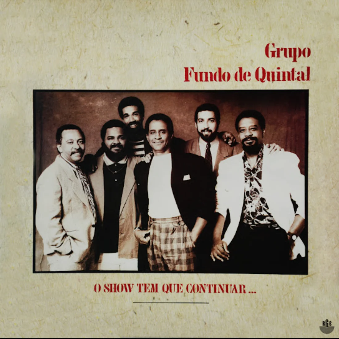 Capa O show tem que continuar (Fundo de Quintal)